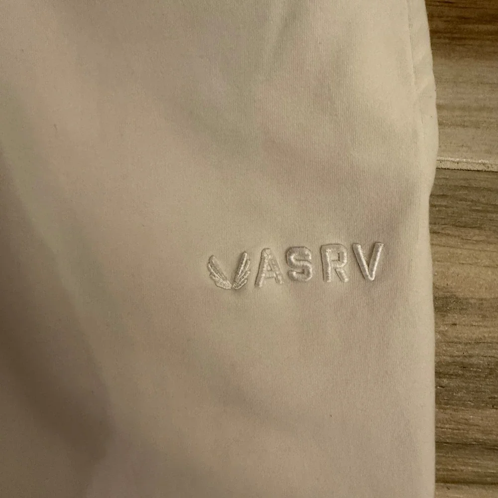 ASRV Tech-Terry Oversized Sweatpants Cream Beige Men's Size Medium DSG 0655